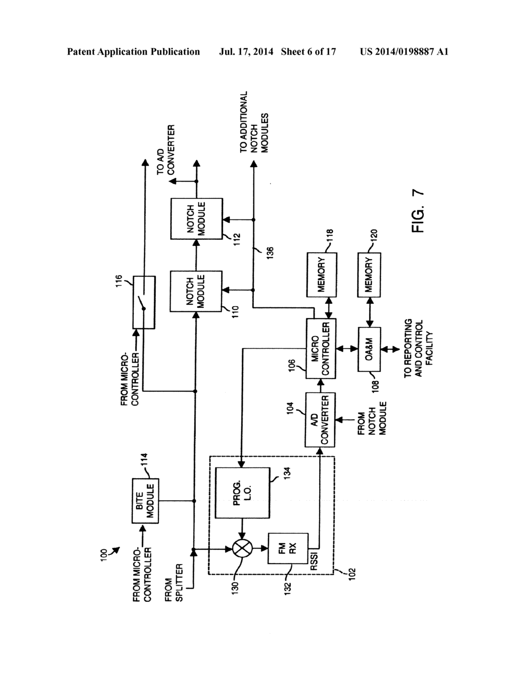 METHOD AND DEVICE FOR MAINTAINING THE PERFORMANCE QUALITY OF A     COMMUNICATION SYSTEM IN THE PRESENCE OF NARROW BAND INTERFERENCE - diagram, schematic, and image 07