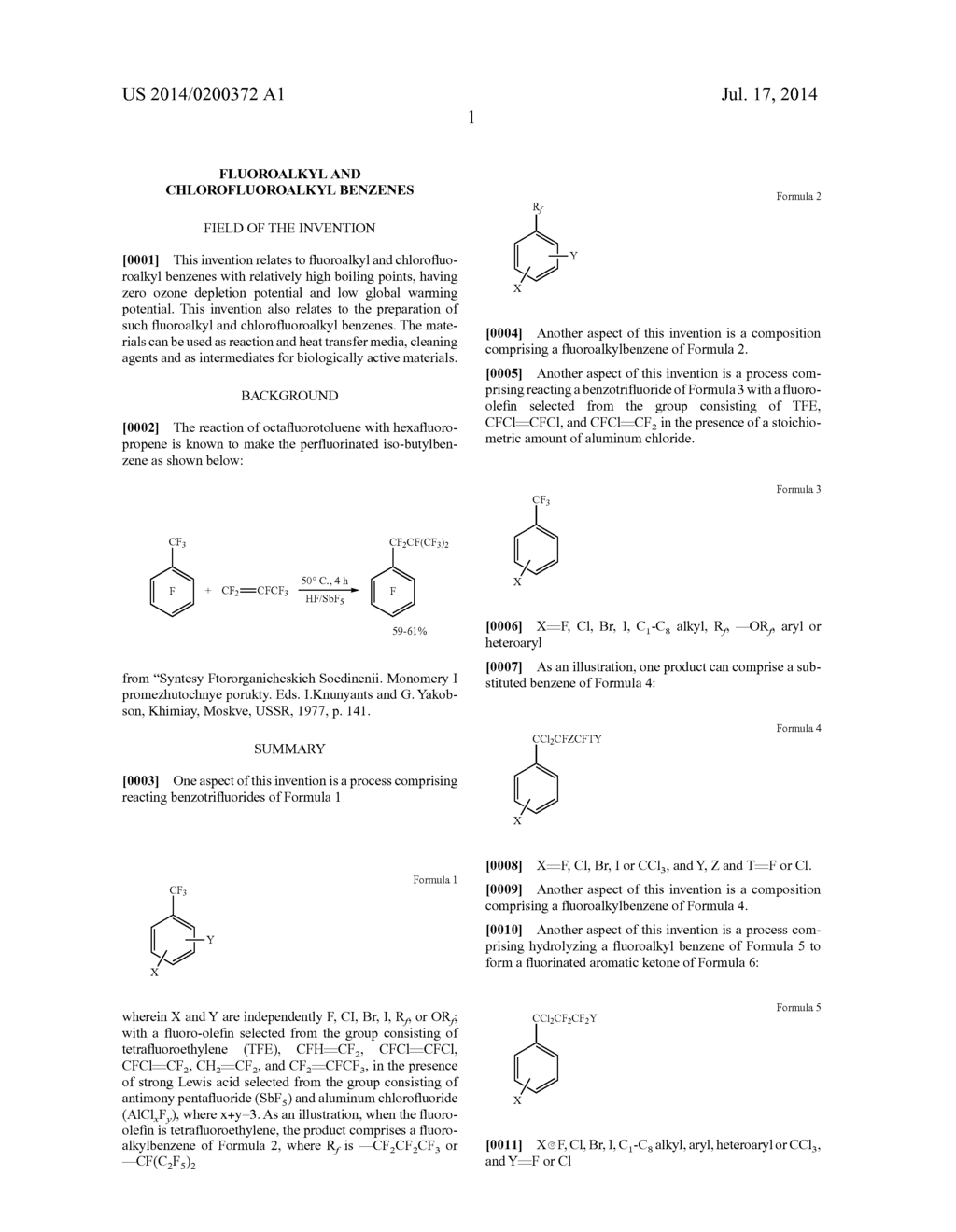 FLUOROALKYL AND CHLOROFLUOROALKYL BENZENES - diagram, schematic, and image 02