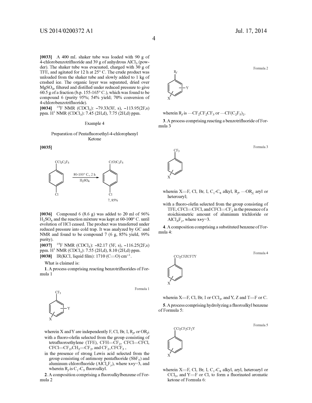 FLUOROALKYL AND CHLOROFLUOROALKYL BENZENES - diagram, schematic, and image 05