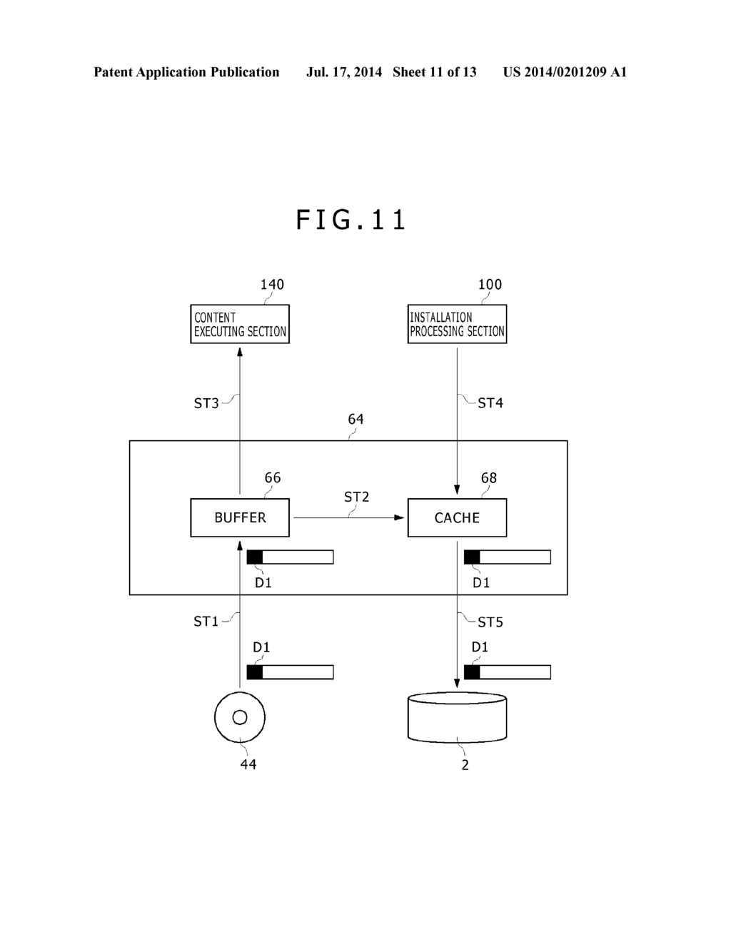 INFORMATION PROCESSING DEVICE AND METHOD FOR MANAGING FILE - diagram, schematic, and image 12