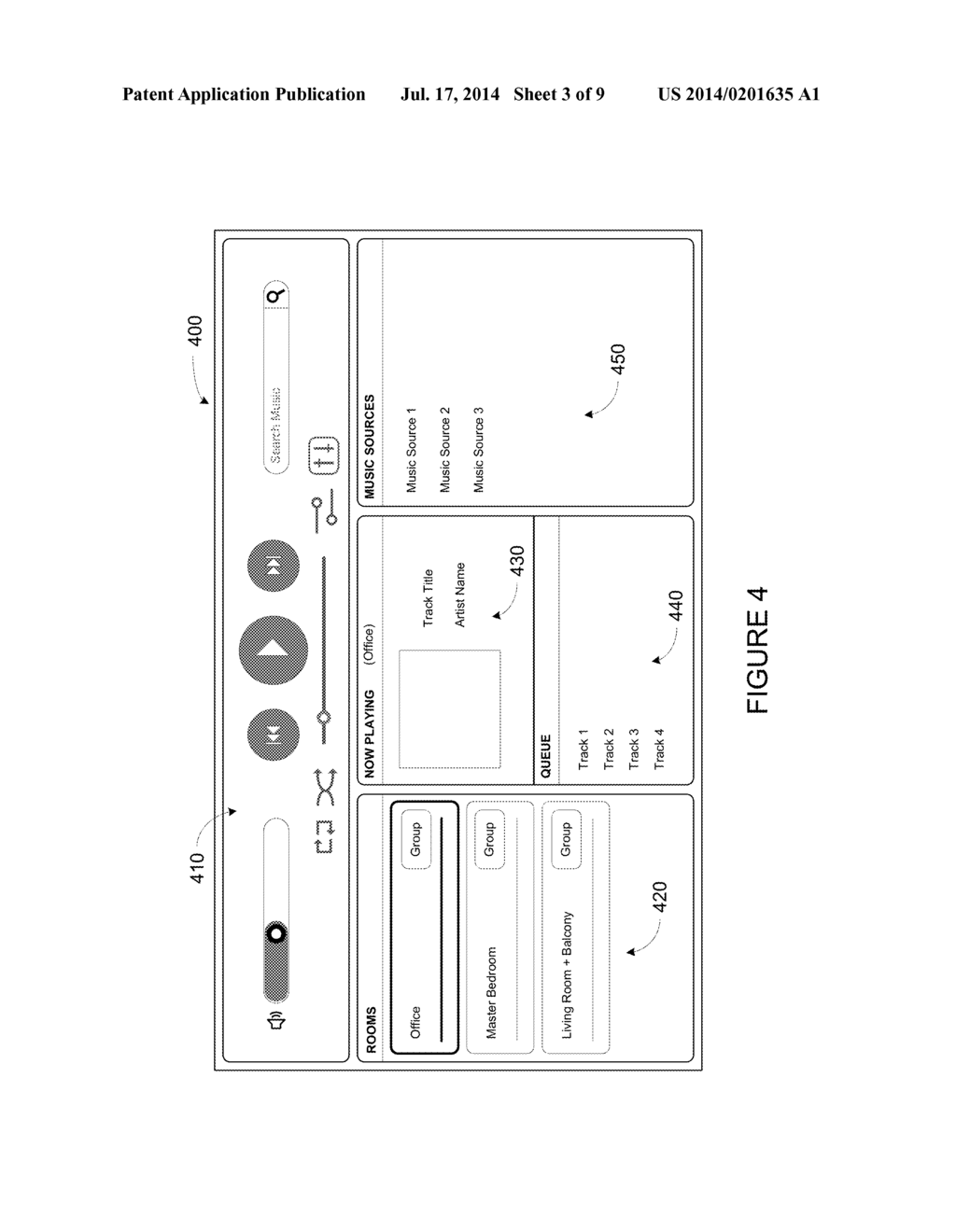 Media Playback System Controller Having Multiple Graphical Interfaces - diagram, schematic, and image 04