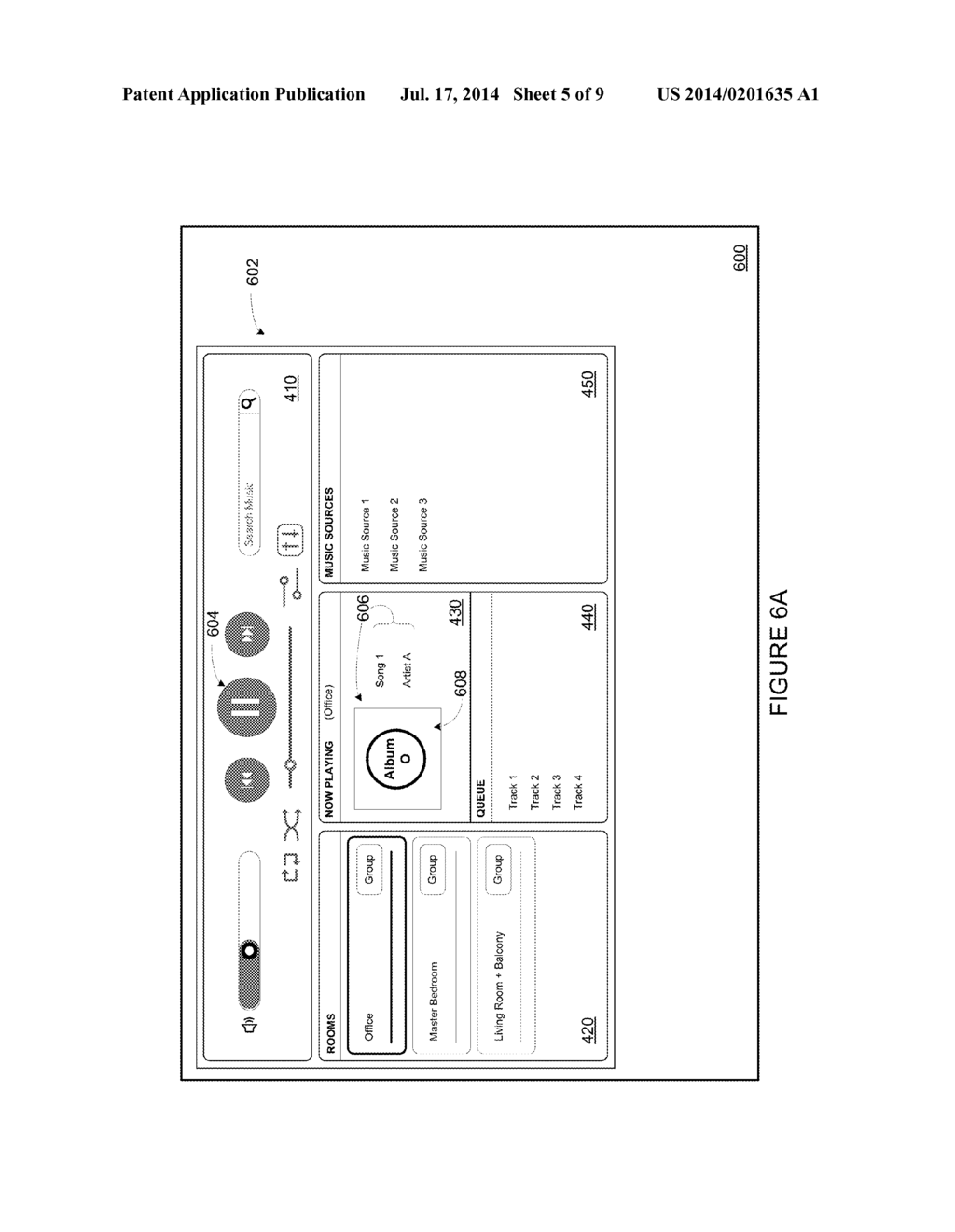 Media Playback System Controller Having Multiple Graphical Interfaces - diagram, schematic, and image 06