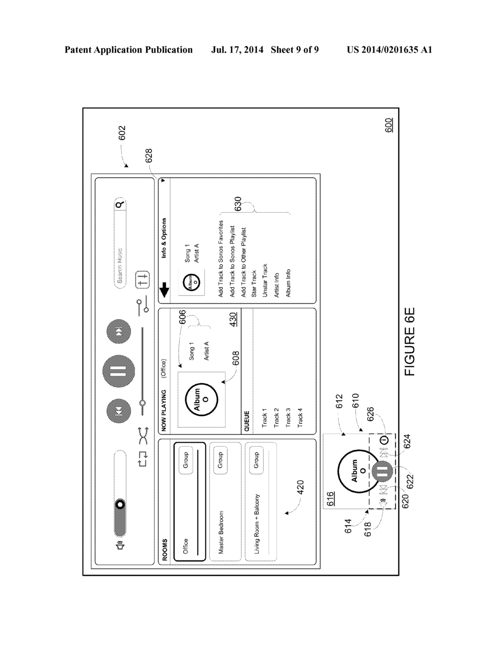 Media Playback System Controller Having Multiple Graphical Interfaces - diagram, schematic, and image 10