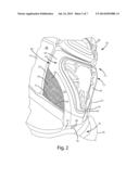 PROTECTIVE GLOVE HAVING AN ARCHED PANEL diagram and image