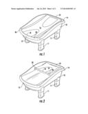 INFANT BATH WITH RETRACTABLE SLING diagram and image