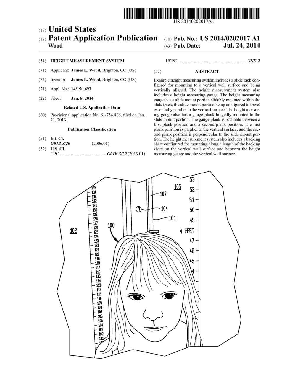 HEIGHT MEASUREMENT SYSTEM - diagram, schematic, and image 01