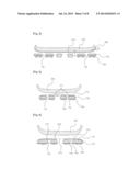 LIGHTWEIGHT SHOE SOLE HAVING STRUCTURE DISPLAYING SHOCK ABSORPTION AND     REBOUND ELASTICITY diagram and image