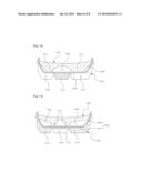 LIGHTWEIGHT SHOE SOLE HAVING STRUCTURE DISPLAYING SHOCK ABSORPTION AND     REBOUND ELASTICITY diagram and image