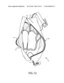 COMBINATION WATERPROOF FOOTWEAR COVERING AND CARRIER BAG ASSEMBLY diagram and image