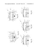 FASTENING AND UNFASTENING SYSTEM OF STACKABLE ELEMENTS diagram and image