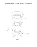 FASTENING AND UNFASTENING SYSTEM OF STACKABLE ELEMENTS diagram and image