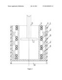 METHOD FOR PURIFYING HIGH-PURITY ALUMINIUM BY DIRECTIONAL SOLIDIFICATION     AND SMELTING FURNACE THEREFOR diagram and image