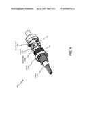 ELECTRICAL CABLE RESTRAIN DEVICE USING A DOUBLE WEDGE CHUCK diagram and image