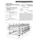 PLURAL-STORY, PIPE-SUPPORT FRAME SYSTEM WITH MODULAR, REMOVABLYATTACHABLE     LATERAL-WORKER-SUPPORT SCAFFOLDING diagram and image