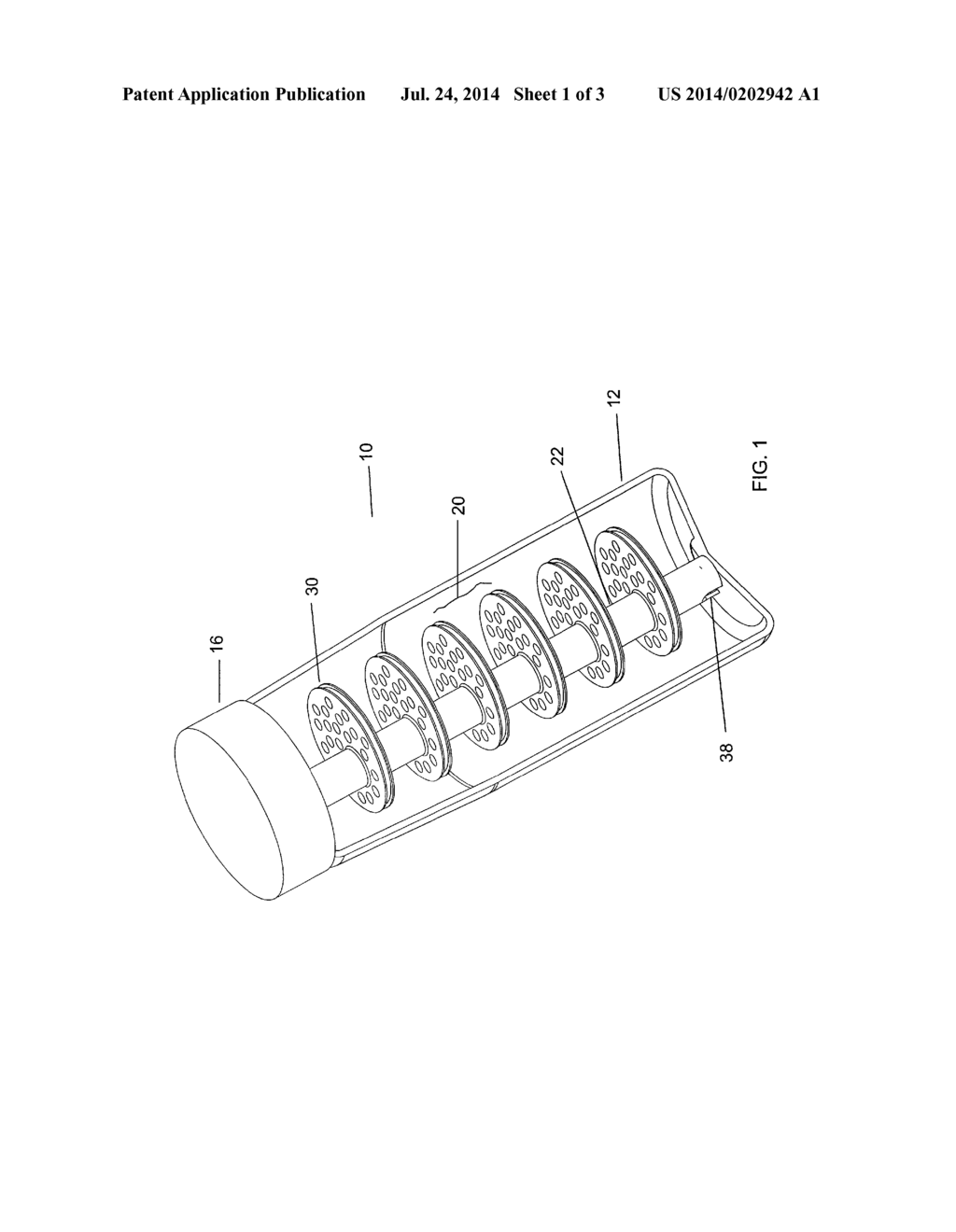 Manual hydrodynamic cavitation water treatment device - diagram, schematic, and image 02