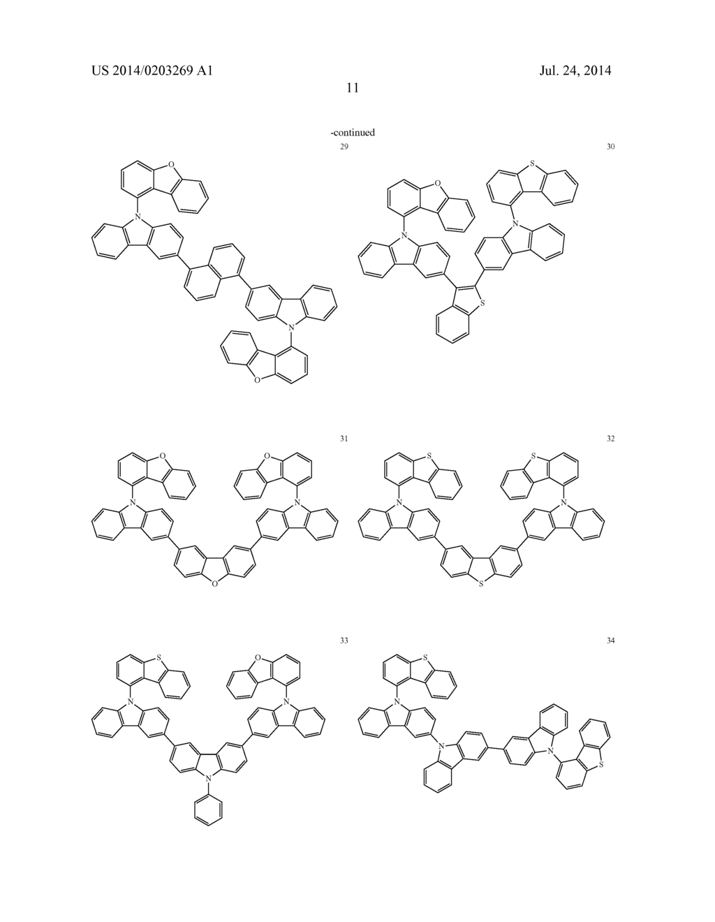 ORGANIC ELECTROLUMINESCENT ELEMENT - diagram, schematic, and image 14