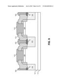 METHOD AND SYSTEM FOR A GALLIUM NITRIDE VERTICAL JFET WITH SELF-ALIGNED     GATE METALLIZATION diagram and image