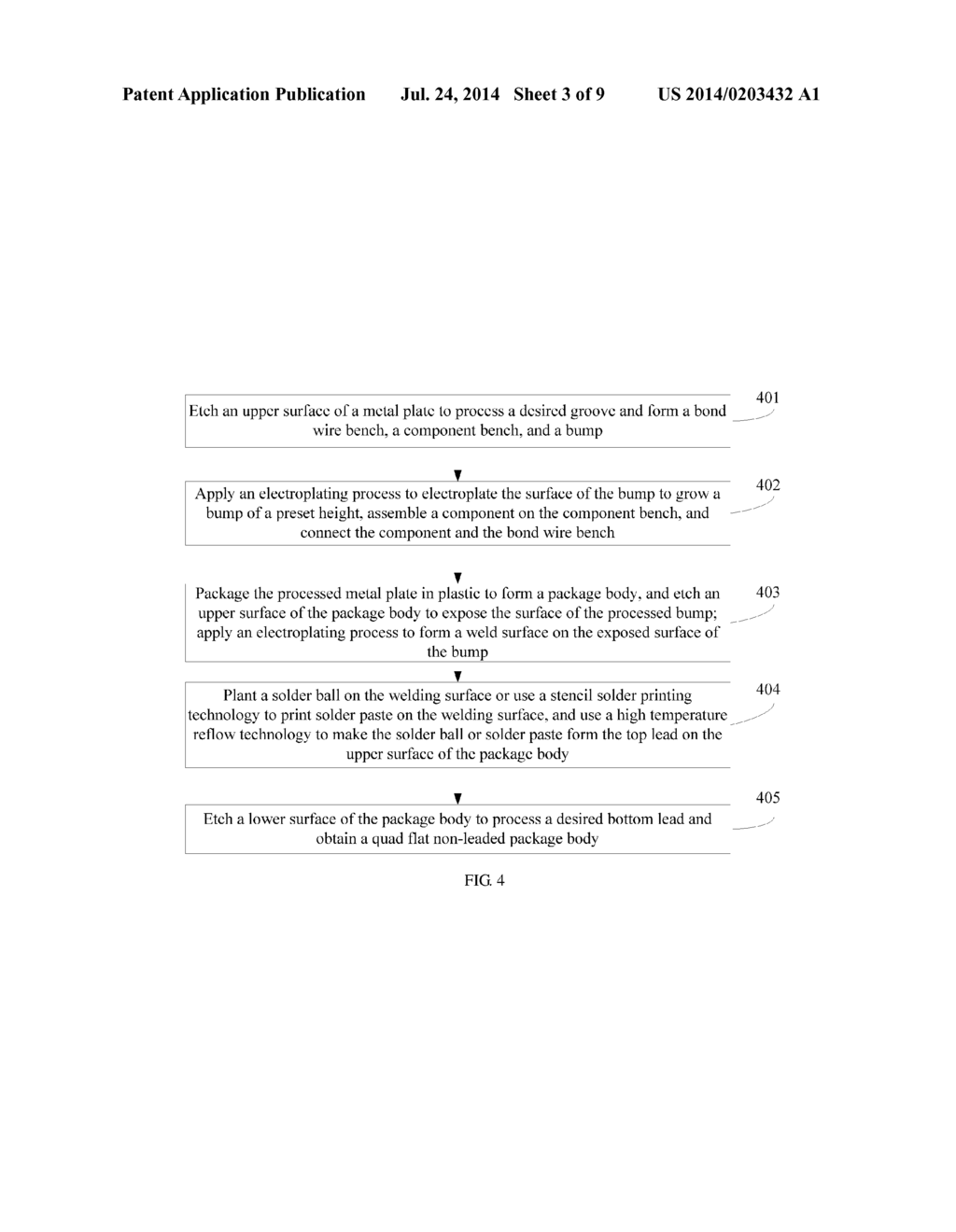 Method for Packaging Quad Flat Non-Leaded Package Body, and Package Body - diagram, schematic, and image 04