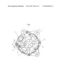 ROTATING ELECTRICAL MACHINE FOR VEHICLE diagram and image