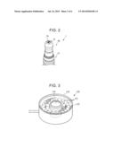 INSPECTION DEVICE FOR ARTICLE BEING INSPECTED, SPARK PLUG INSPECTION     METHOD, AND METHOD FOR MANUFACTURING SPARK PLUG diagram and image