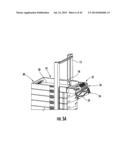 RACK-MOUNTABLE, TILTABLE SURGE PROTECTOR HOUSINGS FOR POWER SURGE     PROTECTOR ACCESSIBILITY, AND RELATED ASSEMBLIES, METHODS, AND BASE     STATION EQUIPMENT diagram and image