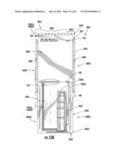 RACK-MOUNTABLE, TILTABLE SURGE PROTECTOR HOUSINGS FOR POWER SURGE     PROTECTOR ACCESSIBILITY, AND RELATED ASSEMBLIES, METHODS, AND BASE     STATION EQUIPMENT diagram and image