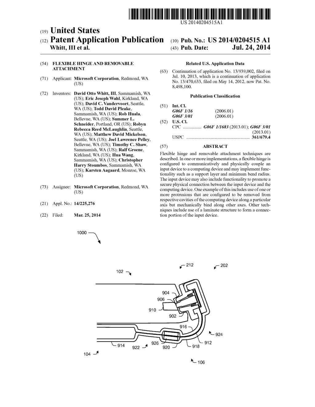 Flexible Hinge and Removable Attachment - diagram, schematic, and image 01