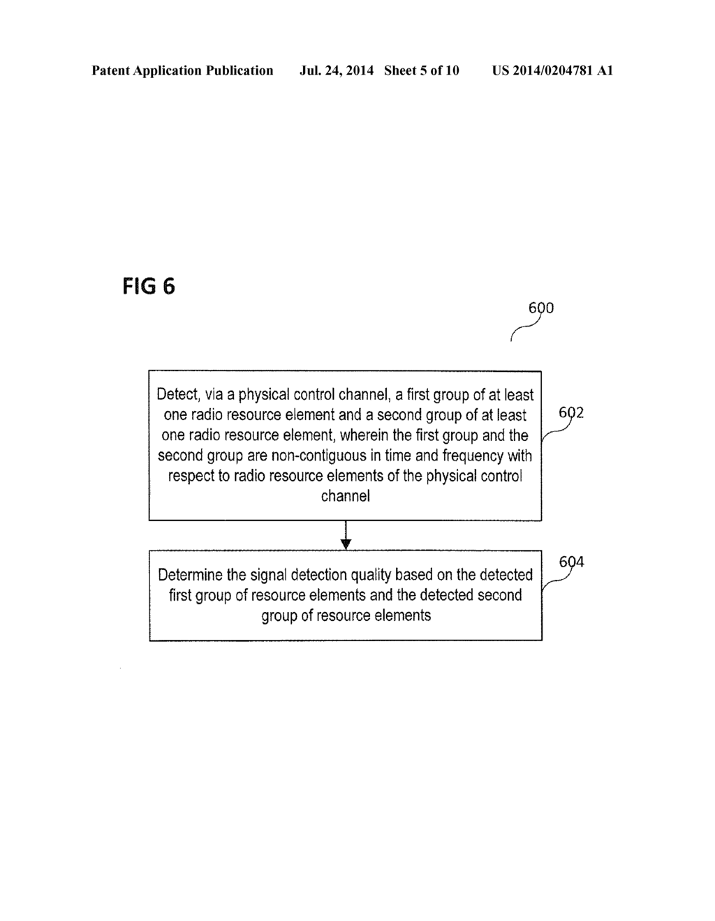 METHOD AND DEVICE FOR DETERMINING A SIGNAL DETECTION QUALITY FOR A     PHYSICAL CONTROL CHANNEL - diagram, schematic, and image 06