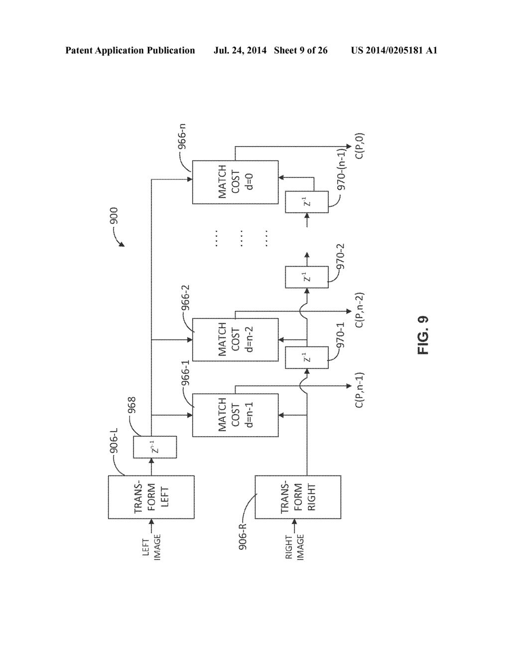 SYSTEMS AND METHODS FOR ROW CAUSAL SCAN-ORDER OPTIMIZATION STEREO MATCHING - diagram, schematic, and image 10