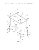 Conenctor configuration for an assembled modular rack diagram and image