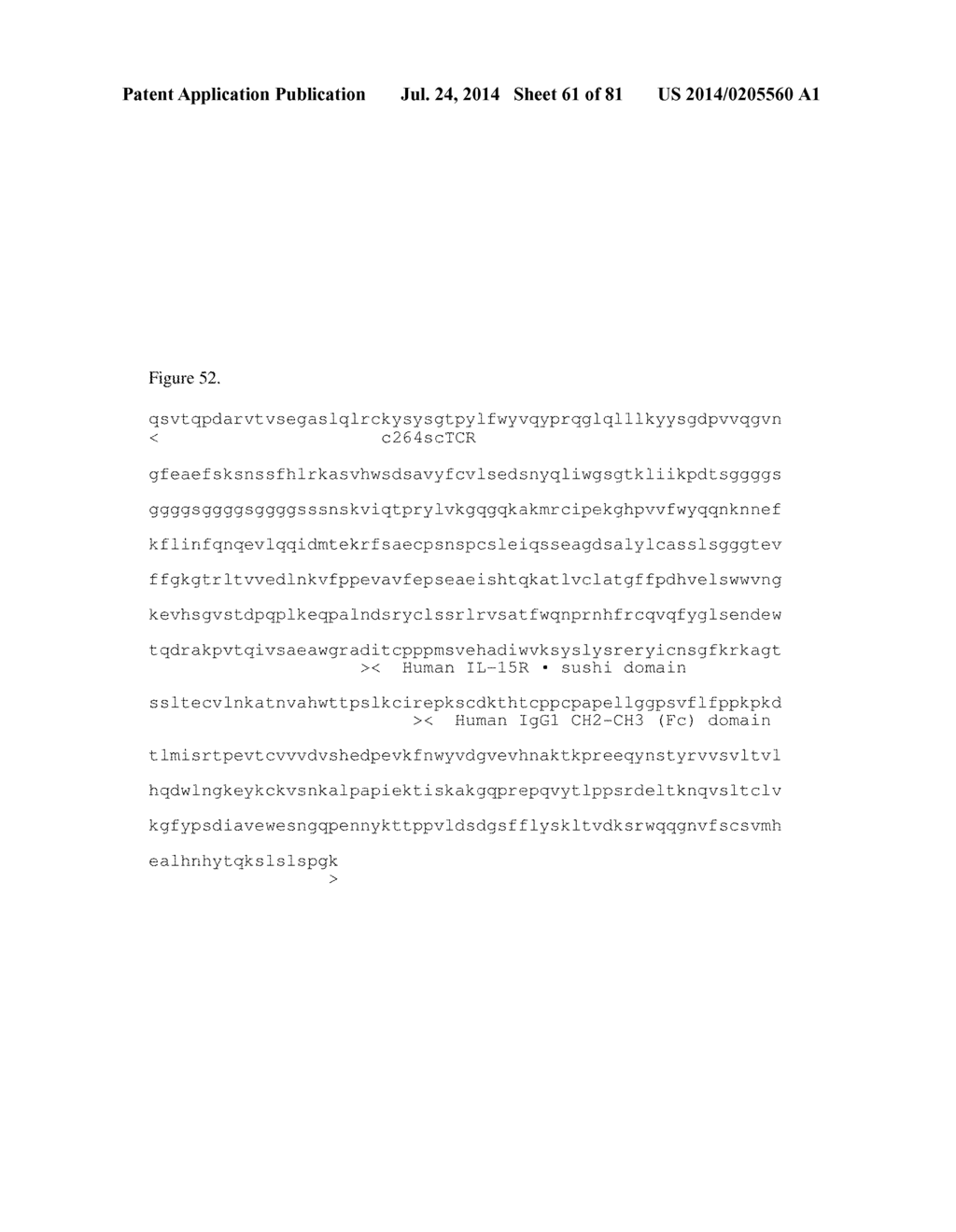 MULTIMERIC IL-15 SOLUBLE FUSION MOLECULES AND METHODS OF MAKING AND USING     SAME - diagram, schematic, and image 62