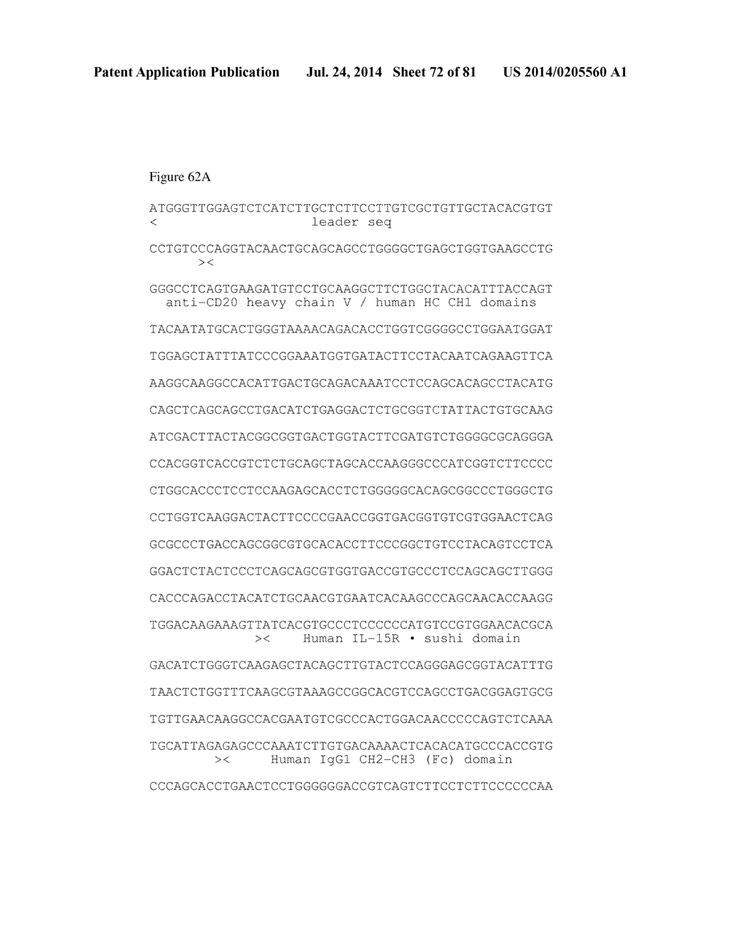 MULTIMERIC IL-15 SOLUBLE FUSION MOLECULES AND METHODS OF MAKING AND USING     SAME - diagram, schematic, and image 73