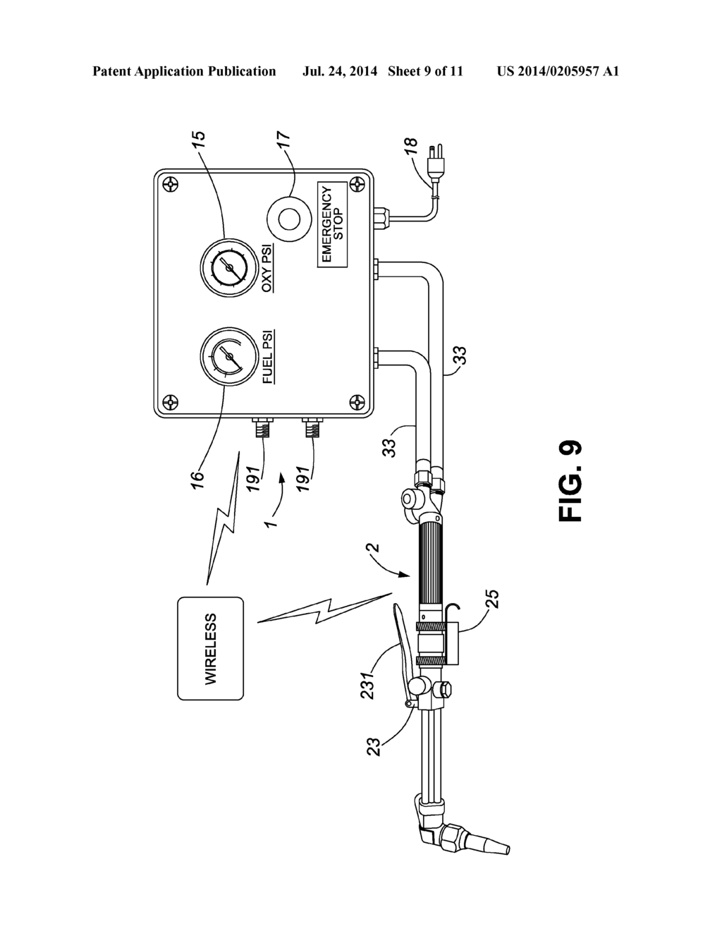 COMBUSTIBLE FLUID CUTTING SAFETY SYSTEM - diagram, schematic, and image 10