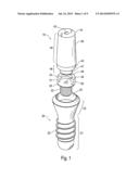 TWO-PART DENTAL COMPONENT diagram and image