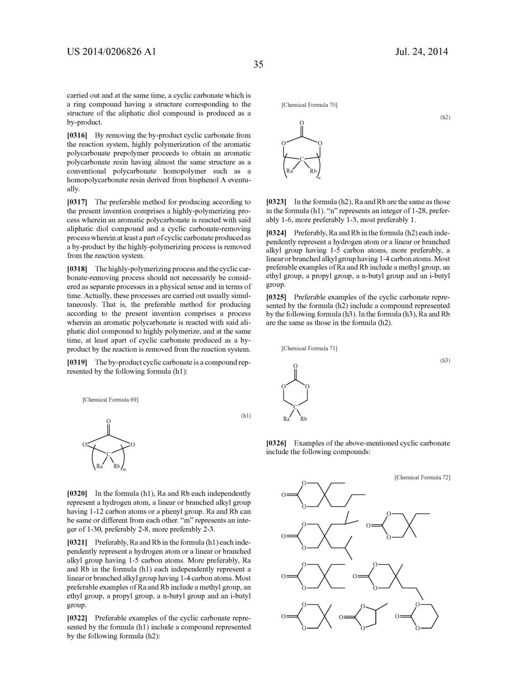 HIGH-FLUIDITY POLYCARBONATE COPOLYMER, PROCESS FOR PRODUCTION HIGHLY     POLYMERIZED AROMATIC POLYCARBONATE RESIN AND AROMATIC POLYCARBONATE     COMPOUND (AS AMENDED) - diagram, schematic, and image 43