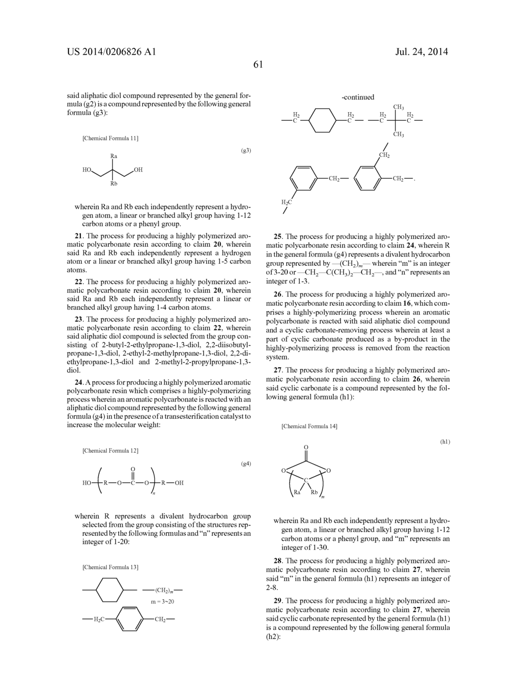 HIGH-FLUIDITY POLYCARBONATE COPOLYMER, PROCESS FOR PRODUCTION HIGHLY     POLYMERIZED AROMATIC POLYCARBONATE RESIN AND AROMATIC POLYCARBONATE     COMPOUND (AS AMENDED) - diagram, schematic, and image 69