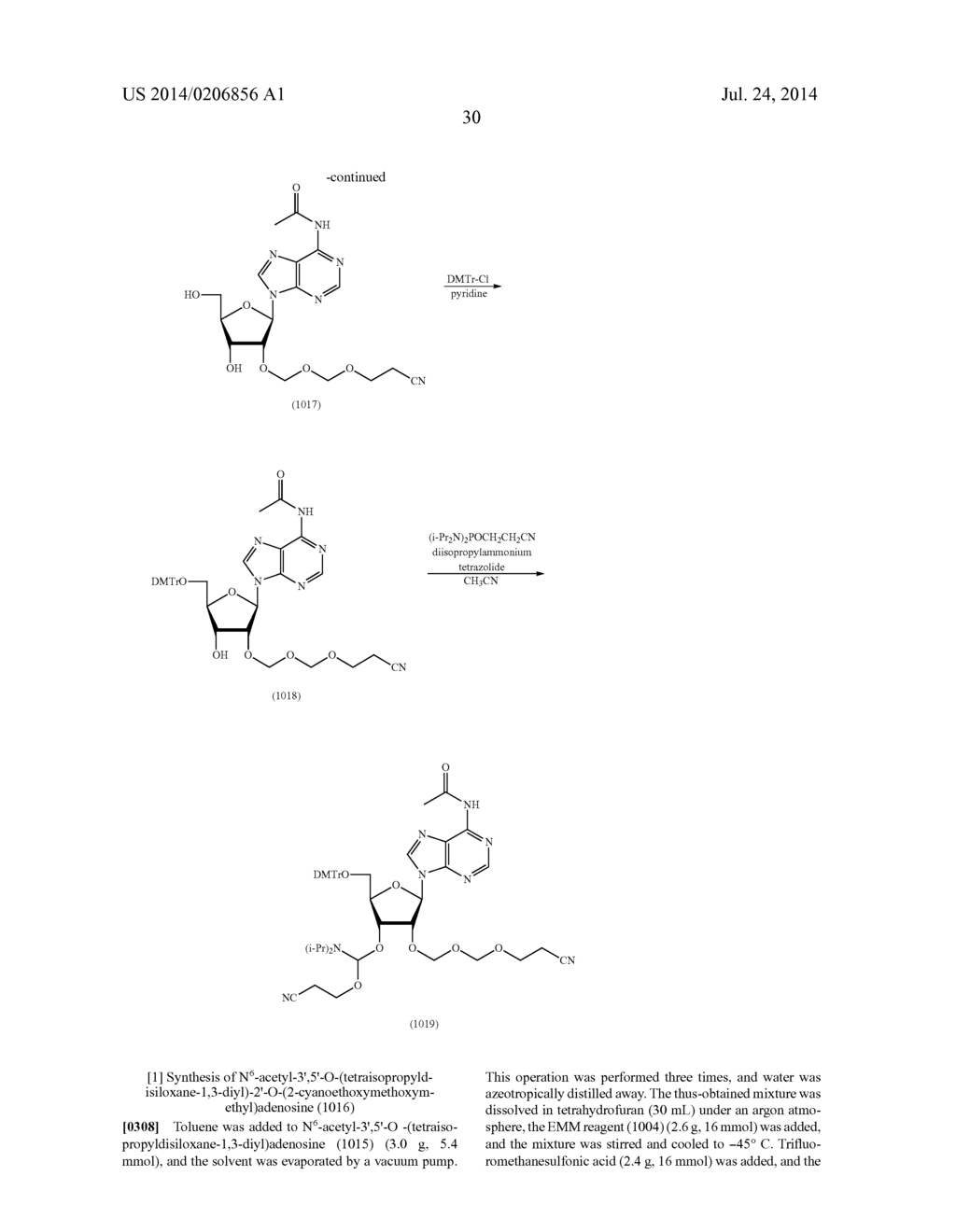 GLYCOSIDE COMPOUND, METHOD FOR PRODUCING THIOETHER, ETHER, METHOD FOR     PRODUCING ETHER, METHOD FOR PRODUCING GLYCOSIDE COMPOUND, METHOD FOR     PRODUCING NUCLEIC ACID - diagram, schematic, and image 34