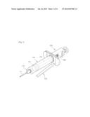 SYRINGE PRESSURE GENERATING AND PRESSURE DISPLAYING DEVICE diagram and image