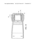 ADJUSTABLE TIP FOR A LANCET DEVICE AND METHOD diagram and image