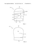 INFANT GLOVE HAVING A REVERSIBLE POCKET diagram and image