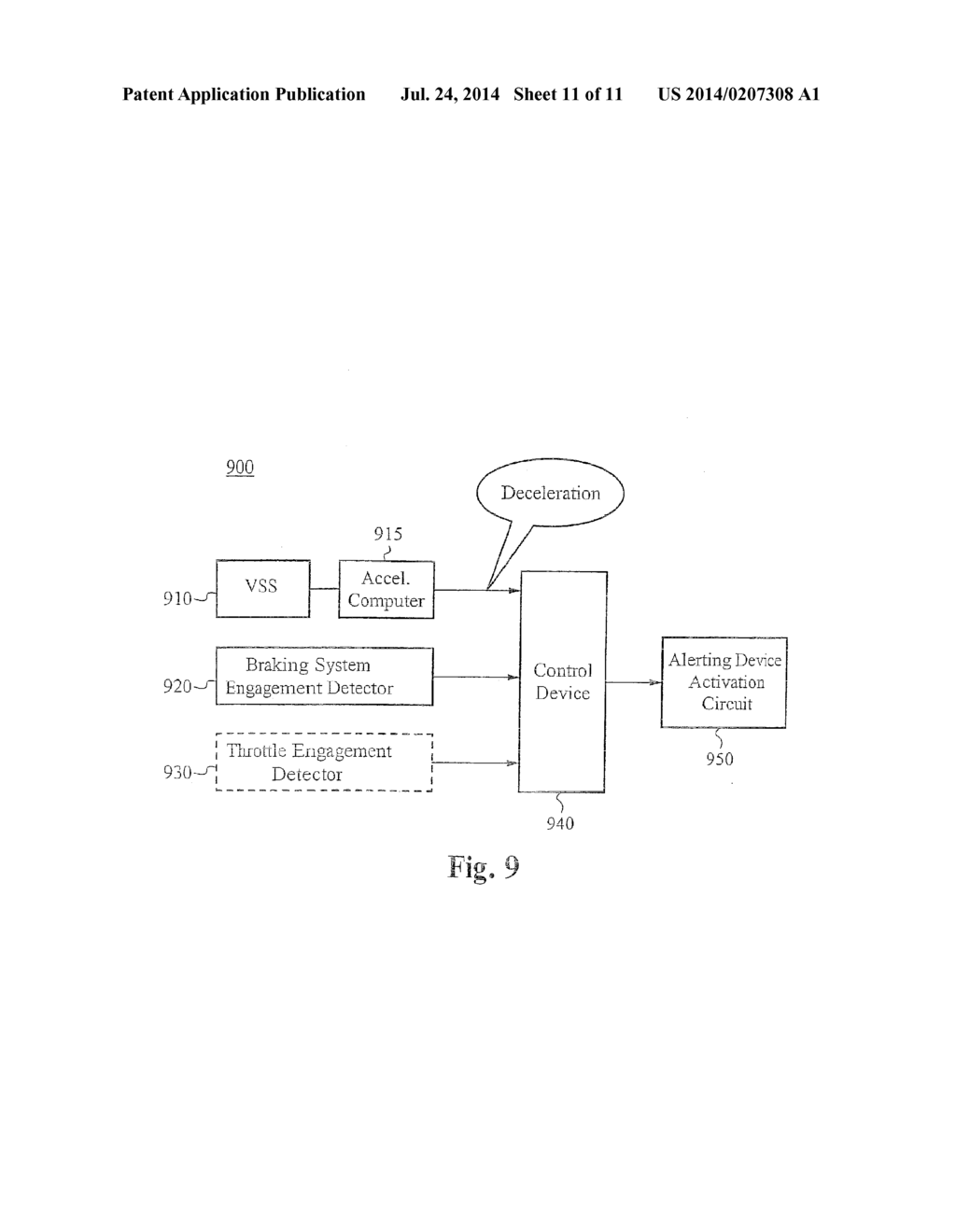 ABSOLUTE ACCELERATION SENSOR FOR USE WITHIN MOVING VEHICLES - diagram, schematic, and image 12