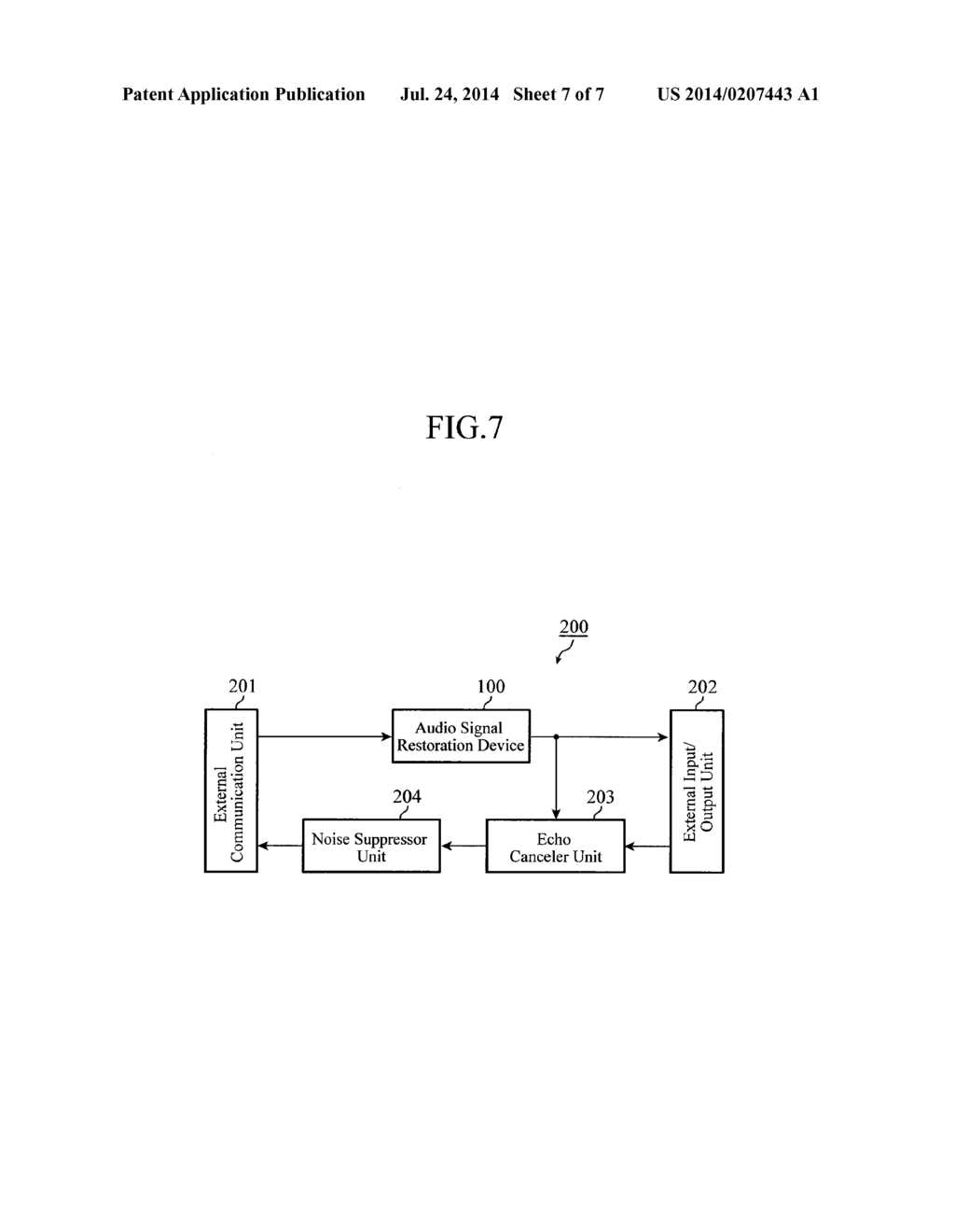 AUDIO SIGNAL RESTORATION DEVICE AND AUDIO SIGNAL RESTORATION METHOD - diagram, schematic, and image 08