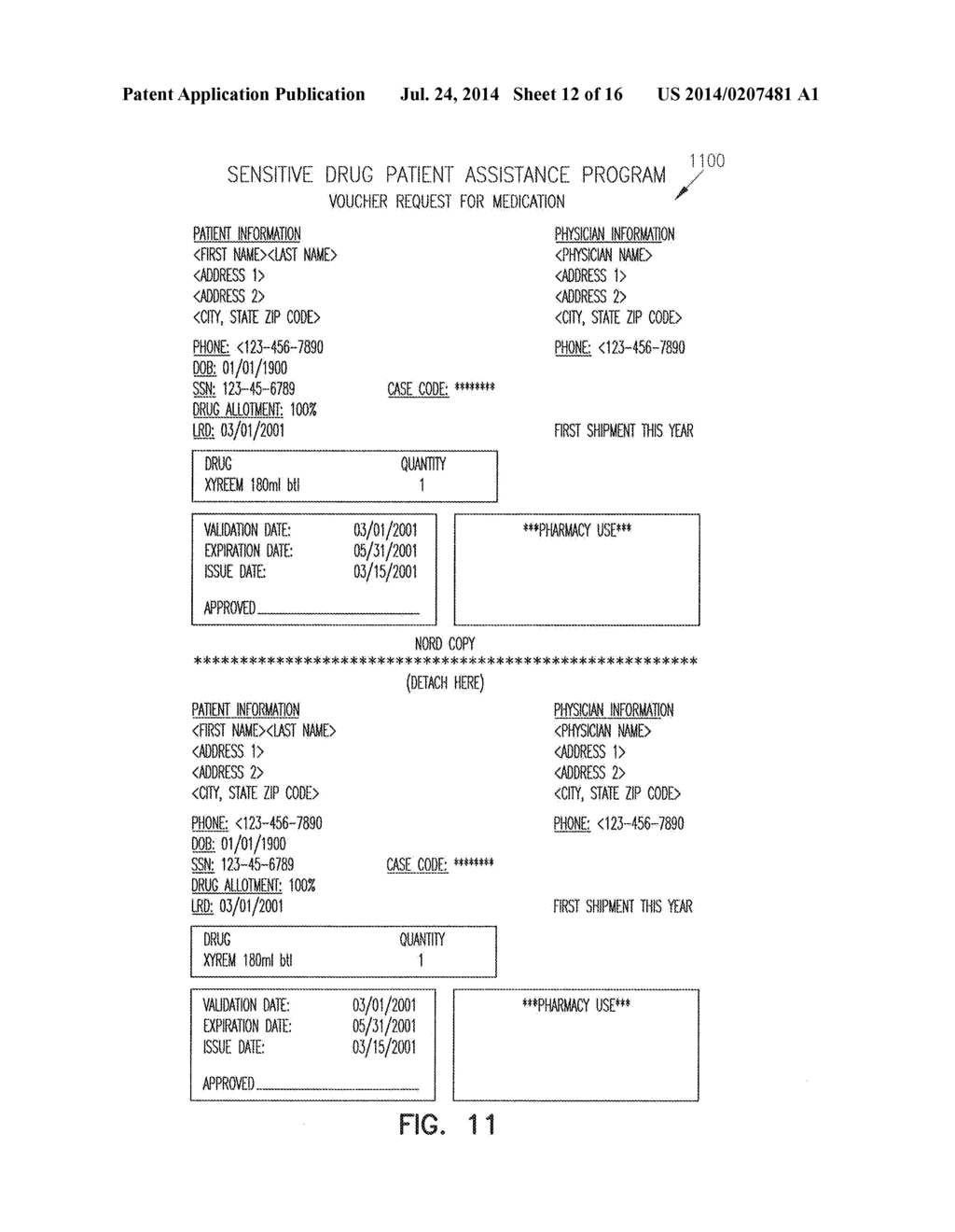 SENSITIVE DRUG DISTRIBUTION SYSTEM AND METHOD - diagram, schematic, and image 13