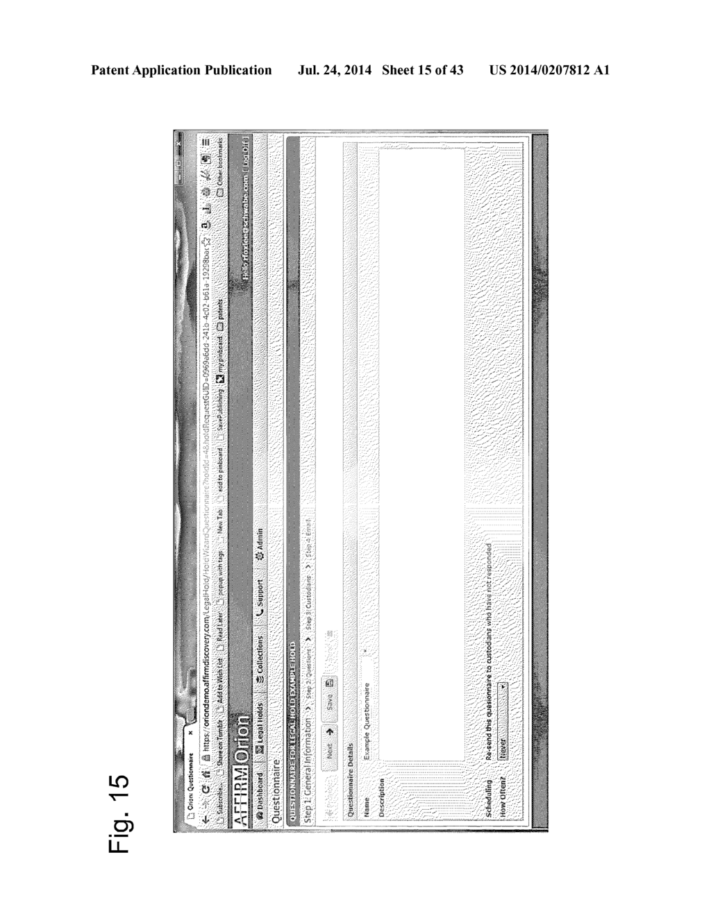 METHODS AND APPARATUS FOR COLLECTING ELECTRONICALLY STORED INFORMATION - diagram, schematic, and image 16