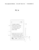 TOUCH SENSITIVE DISPLAY DEVICE PROVIDING AN INPUT INTERFACE AND     CONTROLLING METHOD THEREOF diagram and image