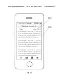 SYSTEM AND METHOD FOR DYNAMICALLY DISPLAYING CHARACTERS OVER A SCREEN OF A     COMPUTERIZED MOBILE DEVICE diagram and image