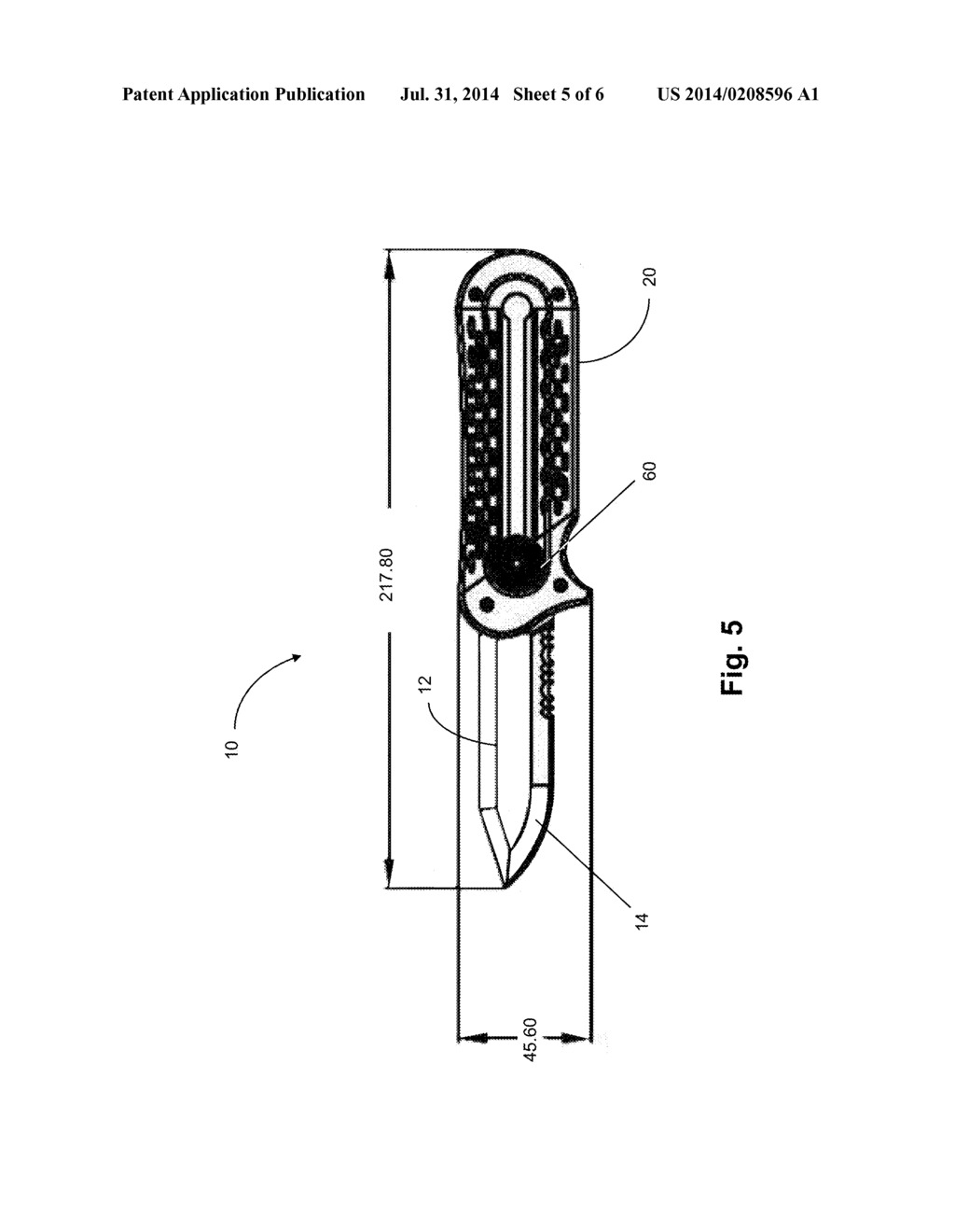 Sliding Blade Knife - diagram, schematic, and image 06
