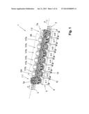 DEVICE FOR TREATING PACKAGES, AND HOLDING-AND-CENTERING UNIT FOR PACKAGES diagram and image