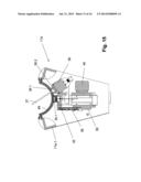 DEVICE FOR TREATING PACKAGES, AND HOLDING-AND-CENTERING UNIT FOR PACKAGES diagram and image