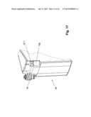 DEVICE FOR TREATING PACKAGES, AND HOLDING-AND-CENTERING UNIT FOR PACKAGES diagram and image